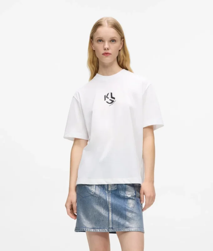 Monogramm-T-Shirt in regulärer Passform Monogramm-T-Shirt in regulärer Passform