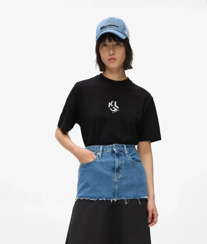 Monogramm-T-Shirt in regulärer Passform Monogramm-T-Shirt in regulärer Passform