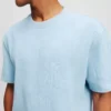 MONOGRAMM-T-SHIRT MIT KAROMUSTER MONOGRAMM-T-SHIRT MIT KAROMUSTER