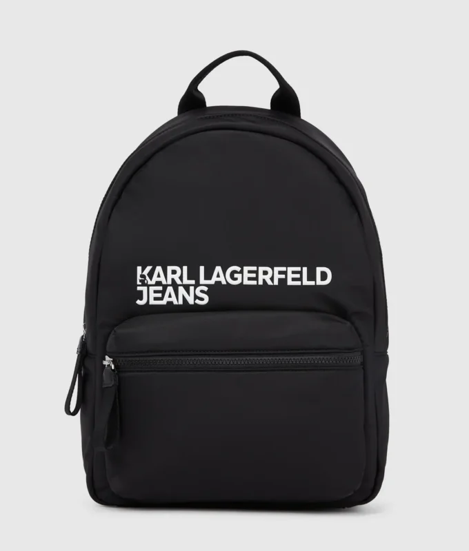 Nylon-Rucksack mit Logo