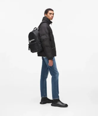 Nylon-Rucksack mit Logo
