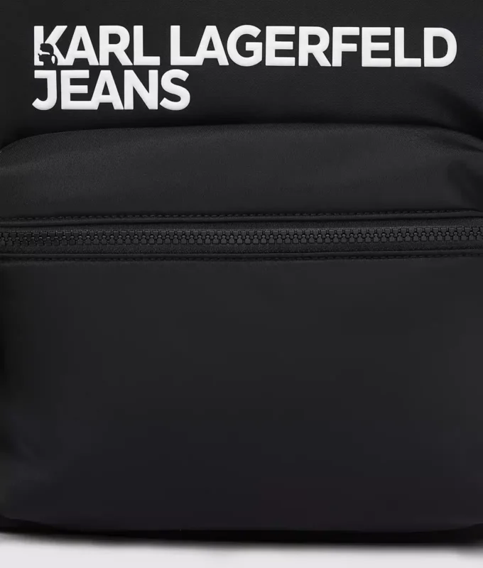 Nylon-Rucksack mit Logo