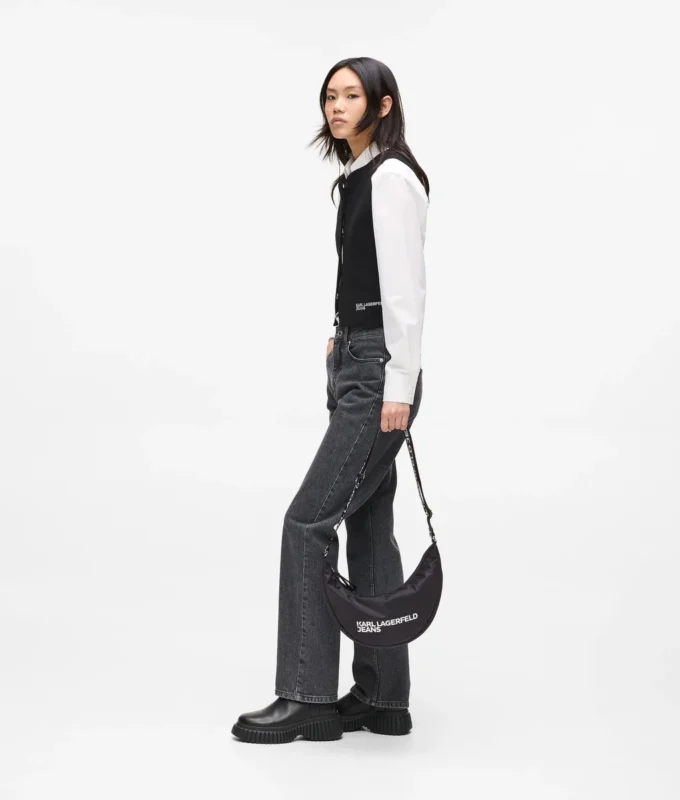 Nylon-Umhängetasche mit Logo