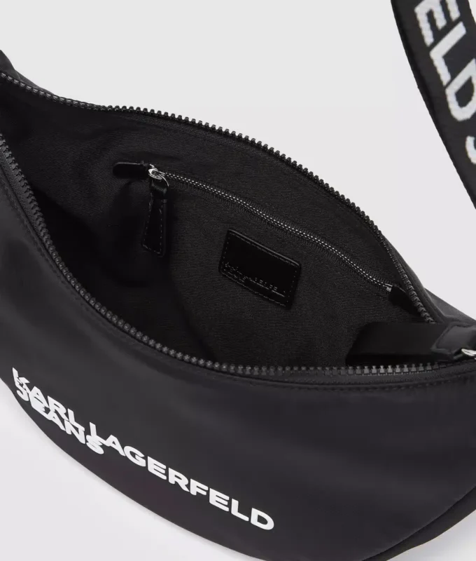 Nylon-Umhängetasche mit Logo