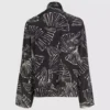Oberteil mit Fächerprint Oberteil mit Fächerprint
