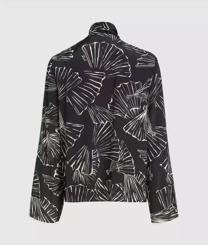 Oberteil mit Fächerprint Oberteil mit Fächerprint
