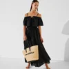 OFF-SHOULDER CROPPED BEACH TOP