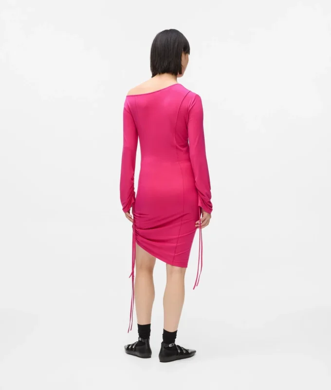Off-Shoulder-Kleid mit Kordelzug Off-Shoulder-Kleid mit Kordelzug