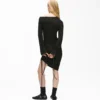 Off-Shoulder-Kleid mit Kordelzug Off-Shoulder-Kleid mit Kordelzug