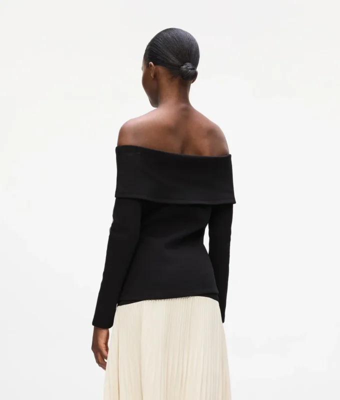Off-Shoulder-Sweatshirt