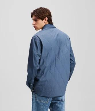 OVERSHIRT AUS MISCHMATERIAL