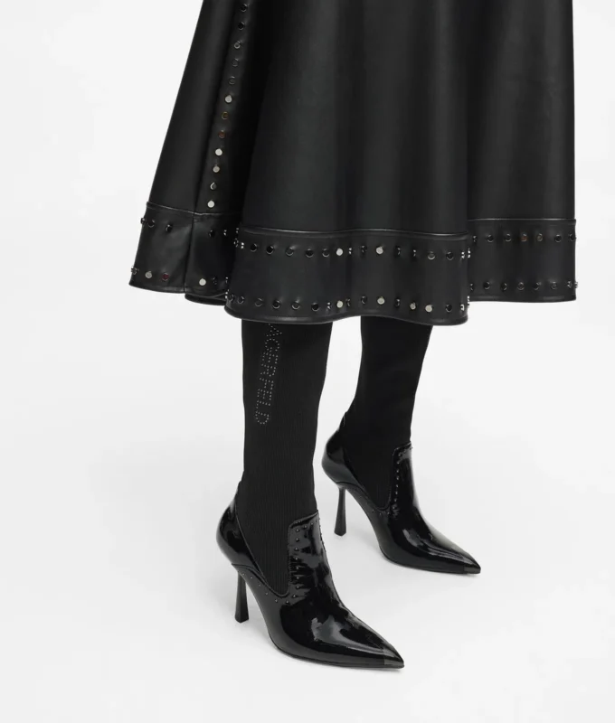 Pandara hohe Stiefel mit Nieten