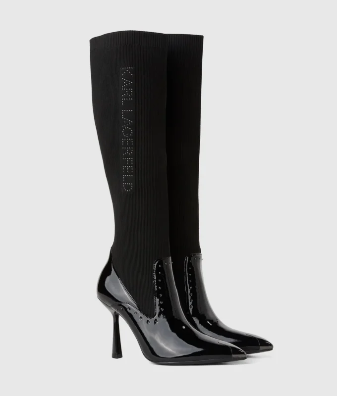Pandara hohe Stiefel mit Nieten
