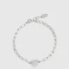 PAVÉ-HERZ-ANHÄNGER-ARMBAND