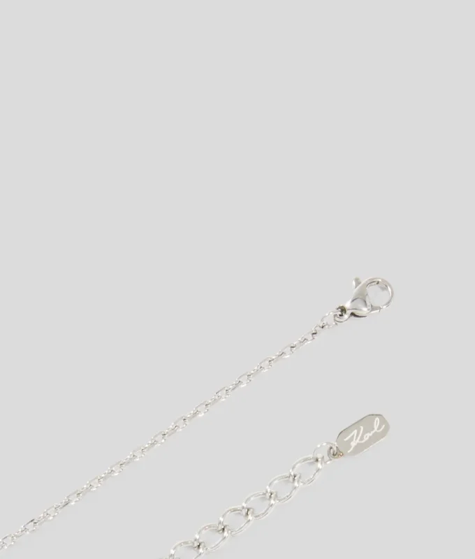 PAVÉ-HERZ-ANHÄNGER-HALSKETTE