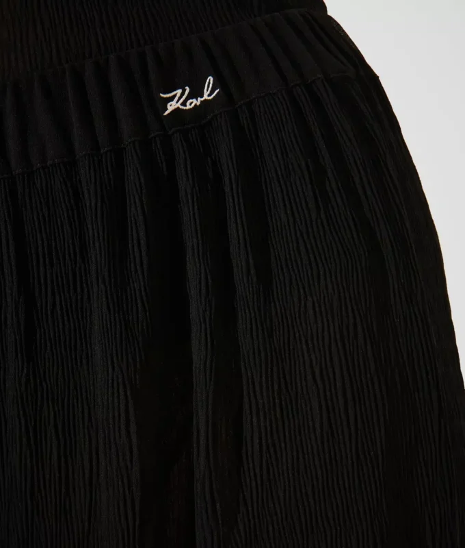 PLISSÉ BEACH PANTS