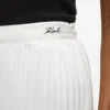 Plissierte Hose mit weitem Bein