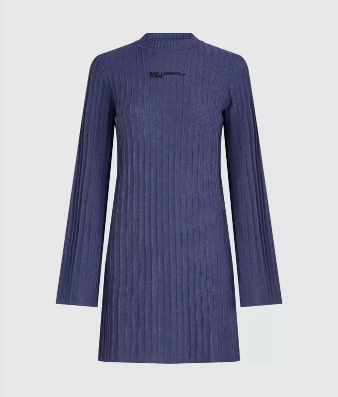 Plissiertes Strickkleid Plissiertes Strickkleid