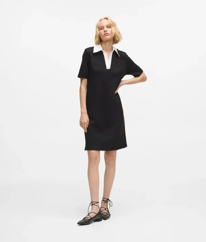 Polo-Kleid mit charakteristischem Kragen Polo-Kleid mit charakteristischem Kragen