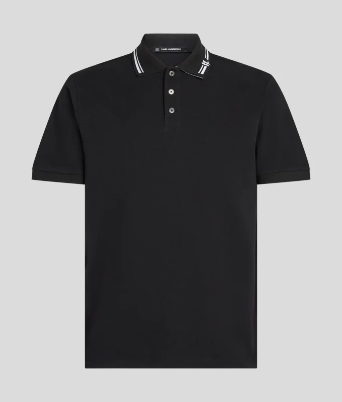 POLOSHIRT MIT KONTRASTREISEN POLOSHIRT MIT KONTRASTREISEN