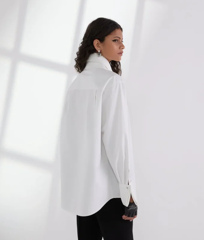 POPLIN-HEMD MIT DOPPELKRAUSE POPLIN-HEMD MIT DOPPELKRAUSE