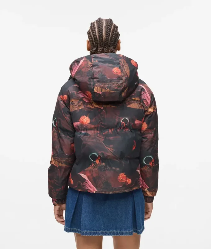 Pufferjacke mit Allover-Print Pufferjacke mit Allover-Print