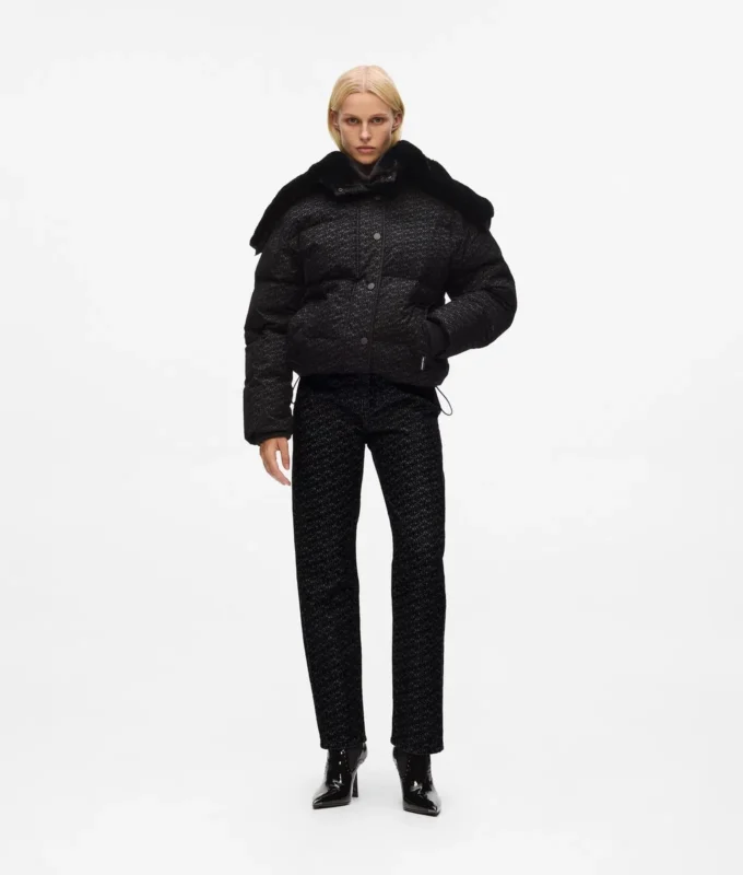 Pufferjacke mit Allover-Print Pufferjacke mit Allover-Print