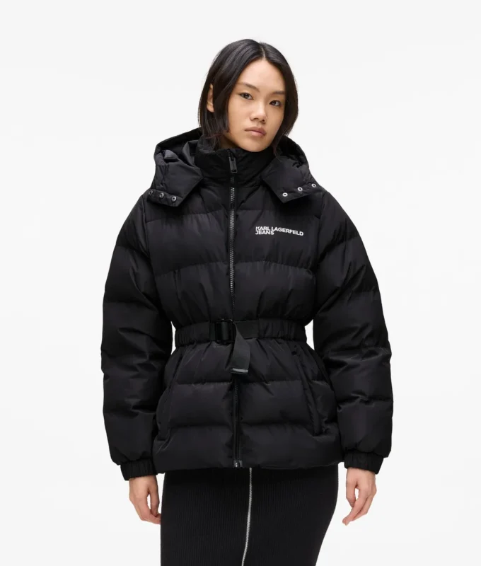 PUFFERJACKE MIT GÜRTEL PUFFERJACKE MIT GÜRTEL