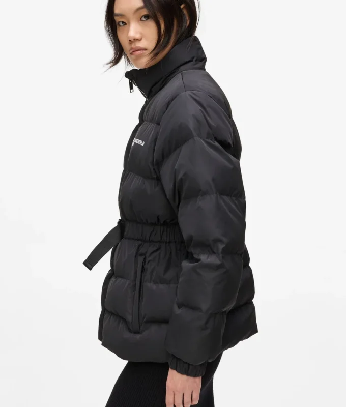 PUFFERJACKE MIT GÜRTEL PUFFERJACKE MIT GÜRTEL