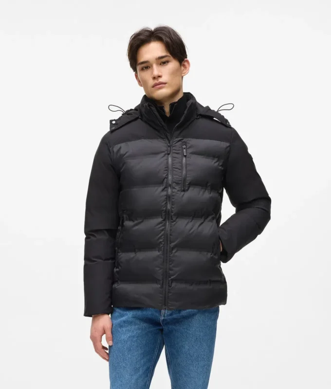 Pufferjacke mit Kapuze Pufferjacke mit Kapuze