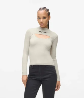 Pullover mit Ausschnitt