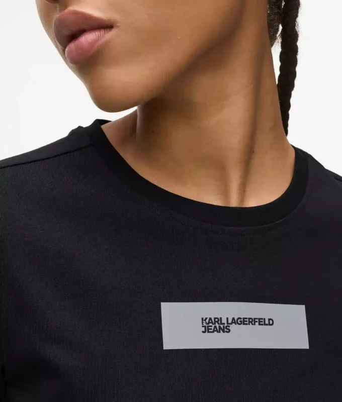 Reflektierendes Logo-T-Shirt Reflektierendes Logo-T-Shirt