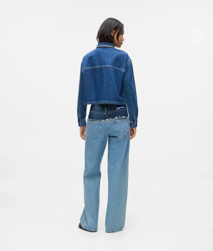 Relaxed-Fit-Jeans mit Farbblock Relaxed-Fit-Jeans mit Farbblock