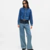 Relaxed-Fit-Jeans mit Farbblock Relaxed-Fit-Jeans mit Farbblock