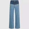 Relaxed-Fit-Jeans mit Farbblock Relaxed-Fit-Jeans mit Farbblock