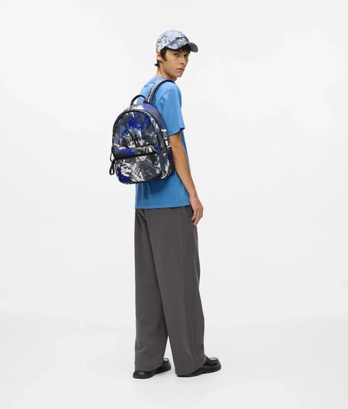 Rucksack mit Graffiti-Print Rucksack mit Graffiti-Print