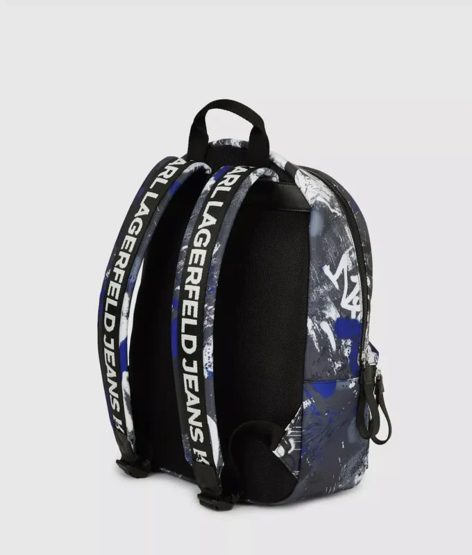 Rucksack mit Graffiti-Print Rucksack mit Graffiti-Print