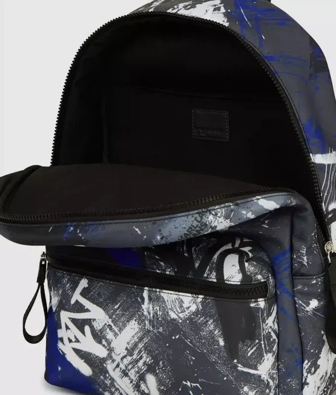 Rucksack mit Graffiti-Print Rucksack mit Graffiti-Print