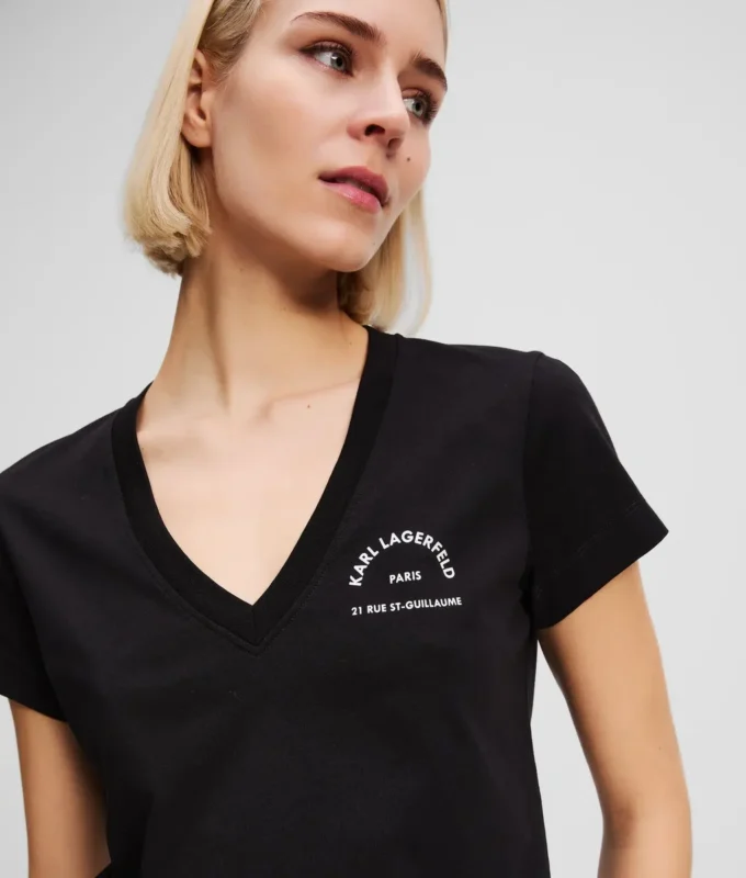 RUE ST-GUILLAUME T-SHIRT MIT V-AUSSCHNITT RUE ST-GUILLAUME T-SHIRT MIT V-AUSSCHNITT