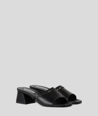 SANDALEN MIT AUSGESCHNITTENEM ABSATZ SANDALEN MIT AUSGESCHNITTENEM ABSATZ