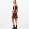 Satin-Kleid mit Allover-Print Satin-Kleid mit Allover-Print