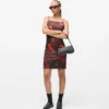 Satin-Kleid mit Allover-Print Satin-Kleid mit Allover-Print