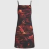 Satin-Kleid mit Allover-Print Satin-Kleid mit Allover-Print