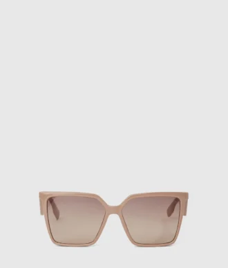 Schlanke geometrische Sonnenbrille