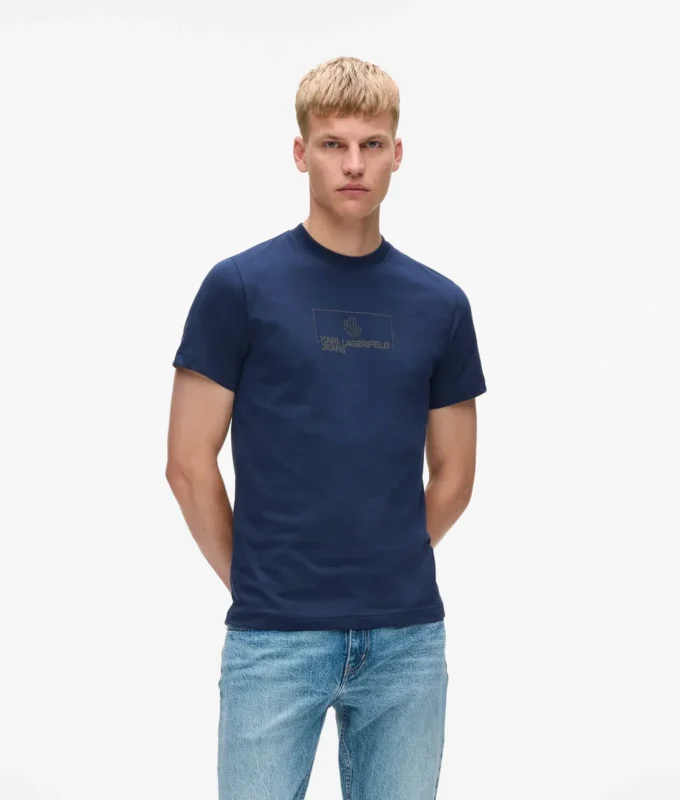 Schmal geschnittenes Logo-T-Shirt Schmal geschnittenes Logo-T-Shirt