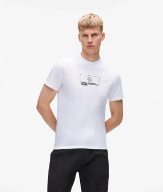 Schmal geschnittenes Logo-T-Shirt Schmal geschnittenes Logo-T-Shirt