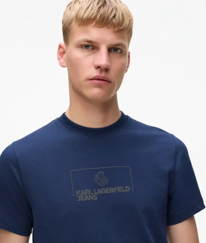 Schmal geschnittenes Logo-T-Shirt Schmal geschnittenes Logo-T-Shirt