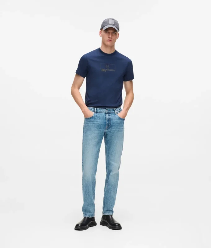 Schmal geschnittenes Logo-T-Shirt Schmal geschnittenes Logo-T-Shirt