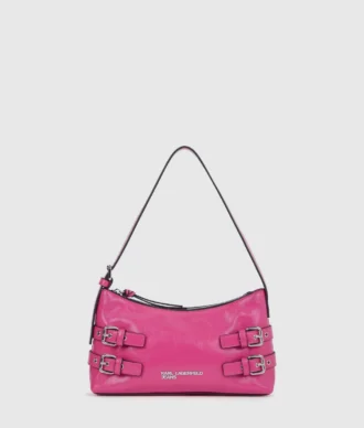 Schultertasche mit Schnallen Schultertasche mit Schnallen