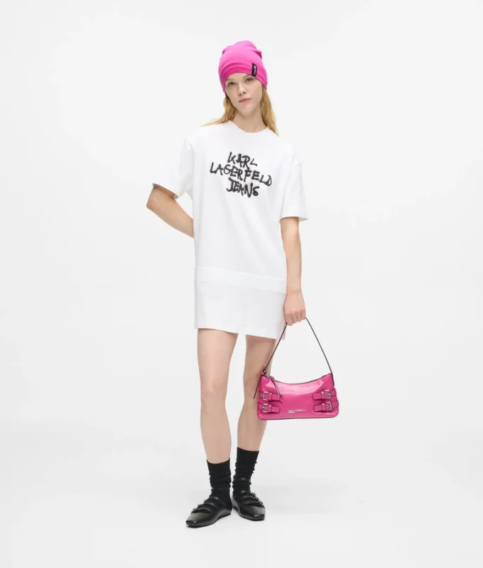 Schultertasche mit Schnallen Schultertasche mit Schnallen